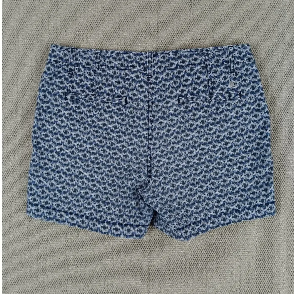 Eddie Bauer Shorts Womens 10 33X4 Blue Stretch Hiking Performance Camping‎
